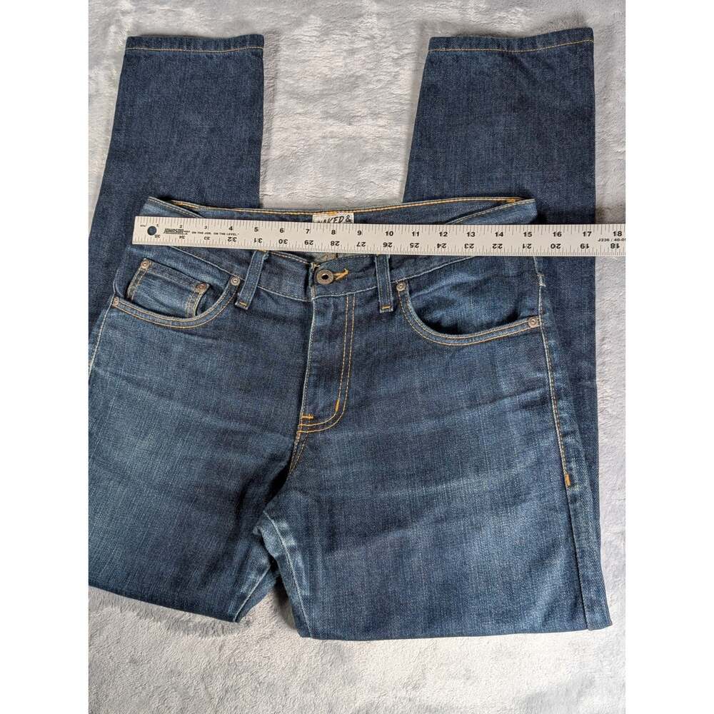 Naked & Famous Slim Guy Slim Skinny Indigo Denim Jeans Size 29 Blue - Picture 6 of 12